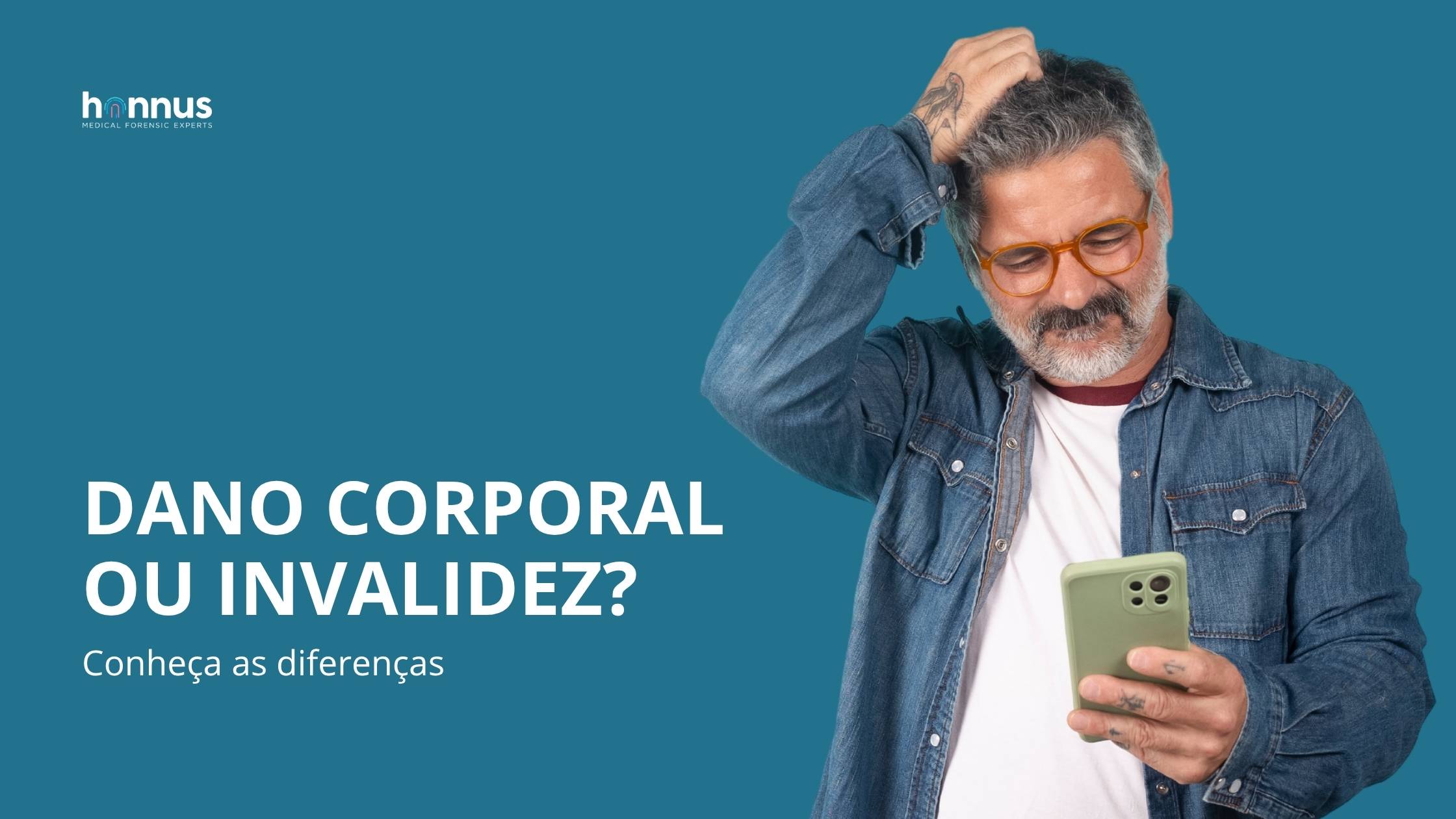 O meu processo é de dano corporal ou de invalidez? Como saber onde o meu caso se enquadra